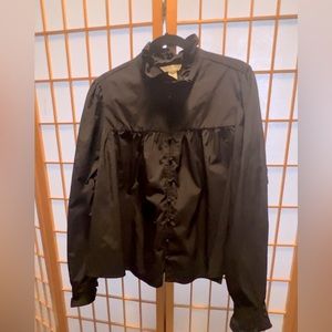 H&M Black Baby Doll Top Sz XL